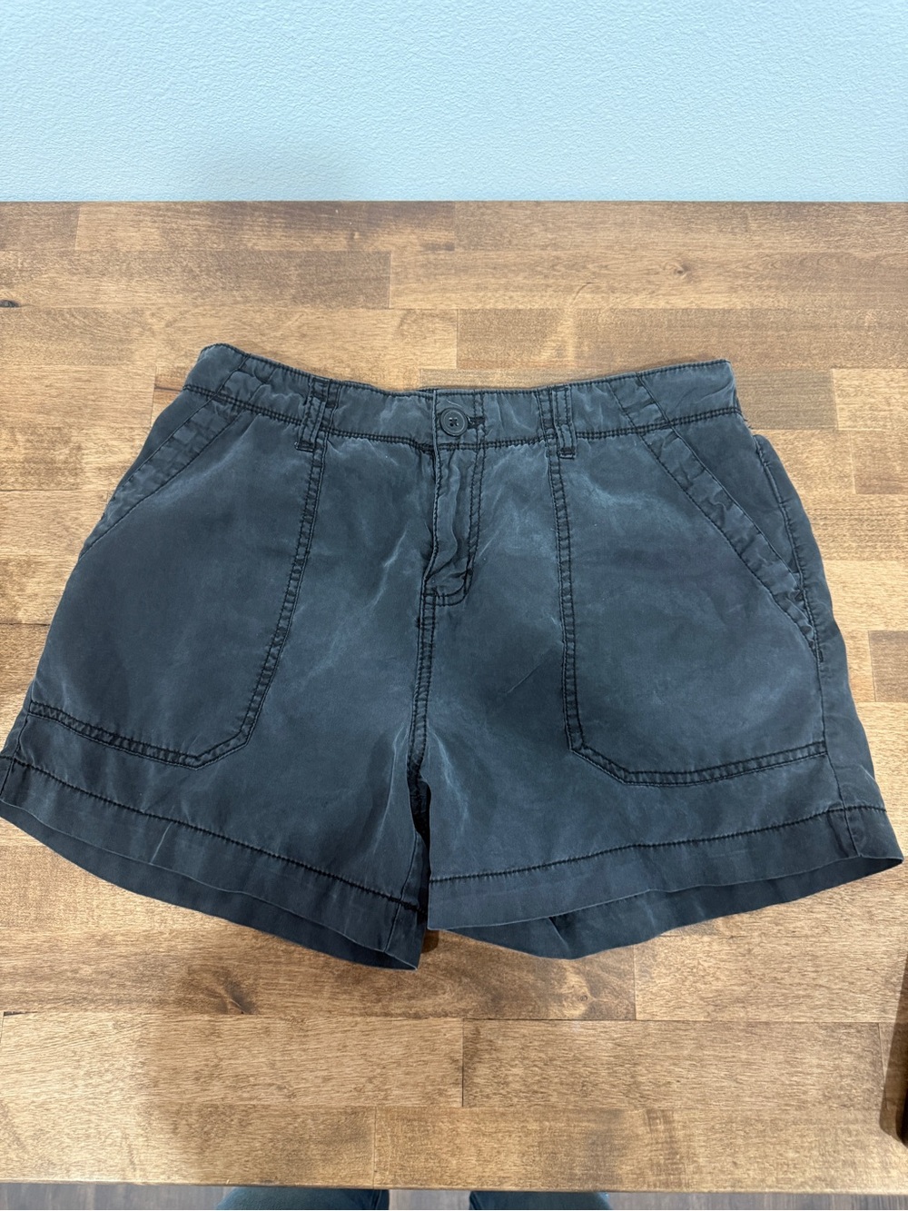 Sanctuary Black Utility Cargo Shorts